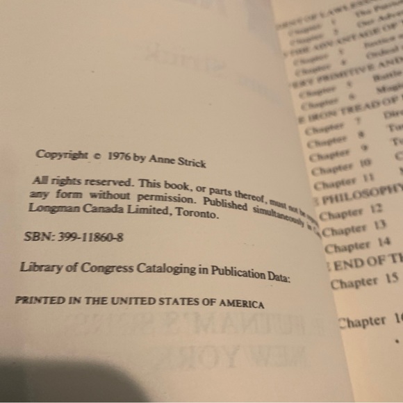 INJUSTICE FOR ALL By Anne Strick - uncorrected proof 1976 - Picture 6 of 6